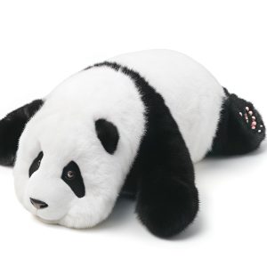 3-месячный плюшевый медвежонок панды в позе лежа · Мэн Тайцзы (имитация меха)