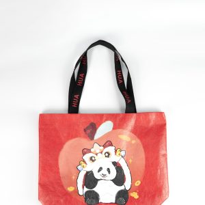 Экологичная сумка с принтом «Панда в стиле танцующего льва»